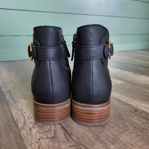 Cole Haan Lilah Buckle Black Ankle Bootie - Picture 5 of 6